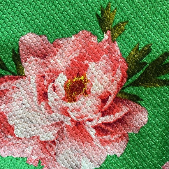 ASOS Floral Green Pink Dress - Picture 7 of 7